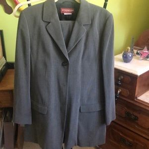 STRENESSE Group Grey Wool 2 pc Pantsuit Size 12